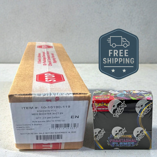 Mega Evolution Phantasmal Flames Booster Box