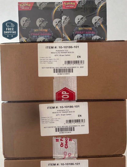Pokémon TCG: Mega Evolution Phantasmal Flames Booster Box (36 Packs)