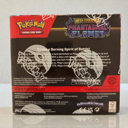 Pokémon TCG: Mega Evolution Phantasmal Flames Booster Box (36 Packs)